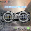 4 inch Low High Beam LED jeep wrangler head light with DRL wrangler round led light 7 led headlight with halo
